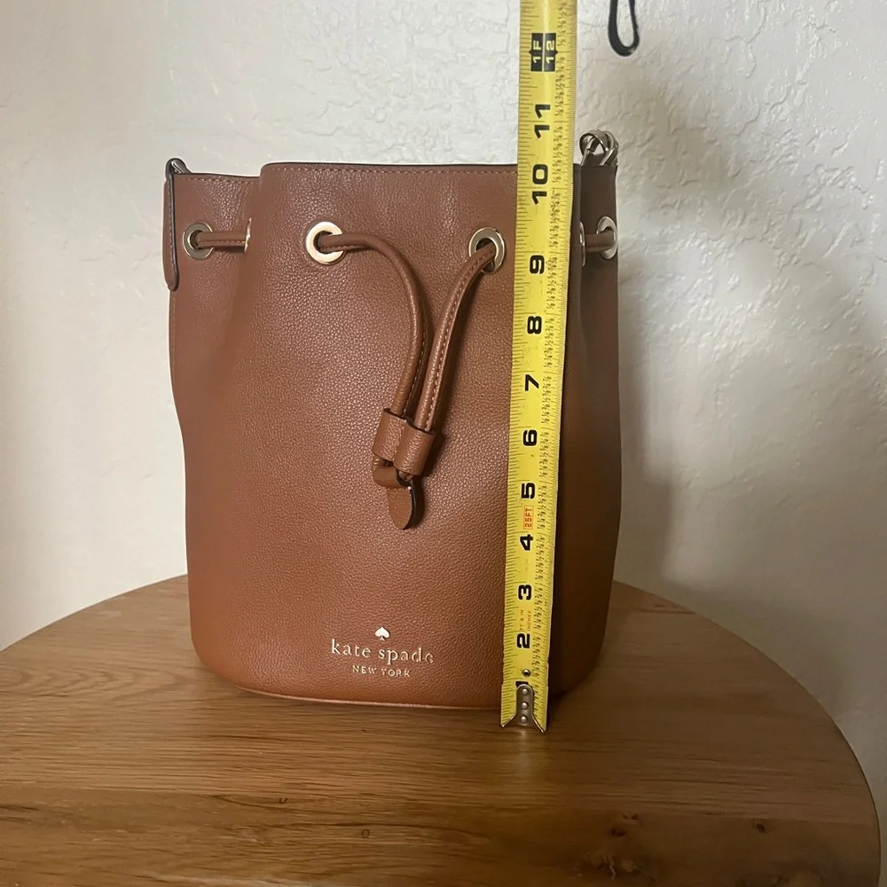 Kate Spade Brown Crossbody Bucket Bag - Picture 6 of 6